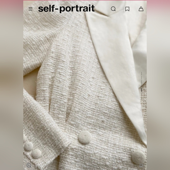 NWT Self portrait boucle dress - Picture 4 of 7